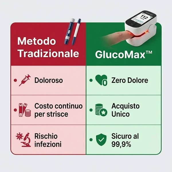 GlucoMax IT – Dispositivo intelligente per il monitoraggio della glicemia