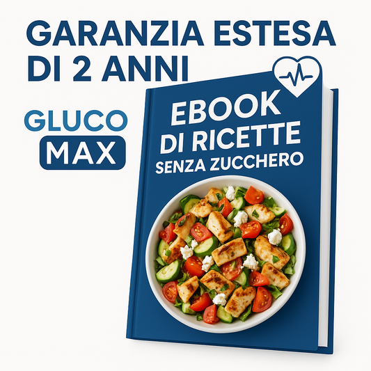 Garanzia estesa di 2 anni + ebook di ricette senza zucchero