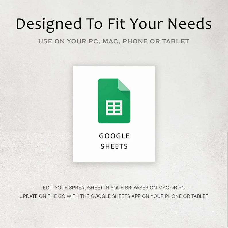 Daily Habit Tracker Spreadsheet