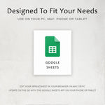 Daily Habit Tracker Spreadsheet