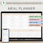 Weekly Meal Planner And Grocery List
