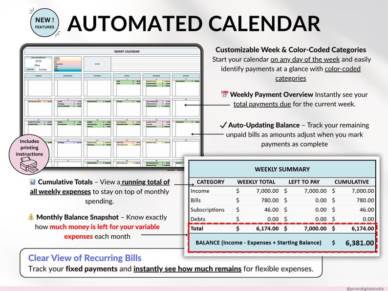Ultimate Annual Budget Spreadsheet