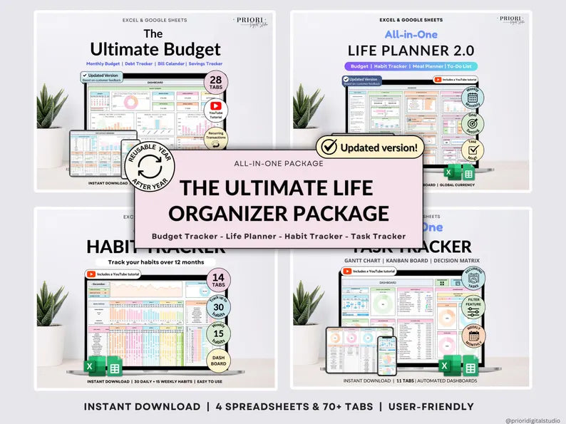 Ultimate Life Organizer Package