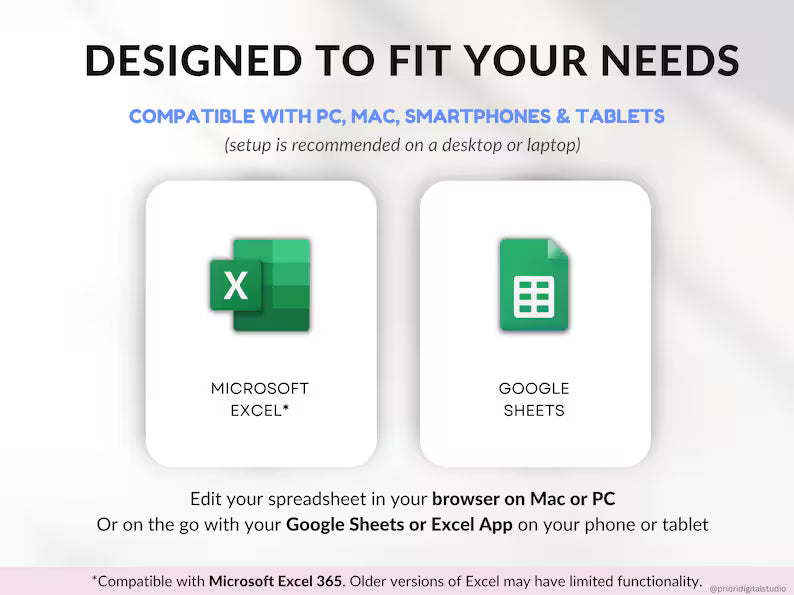 Yearly Habit Tracker Spreadsheet