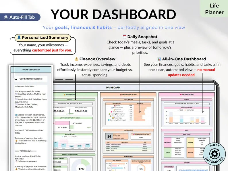 Ultimate Life Organizer Package