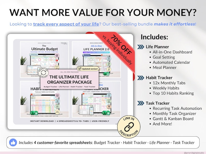 Ultimate Annual Budget Spreadsheet