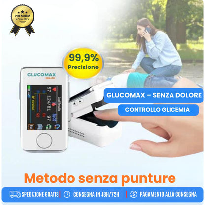 GlucoMax™ – Dispositivo di Monitoraggio Glicemico Non Invasivo